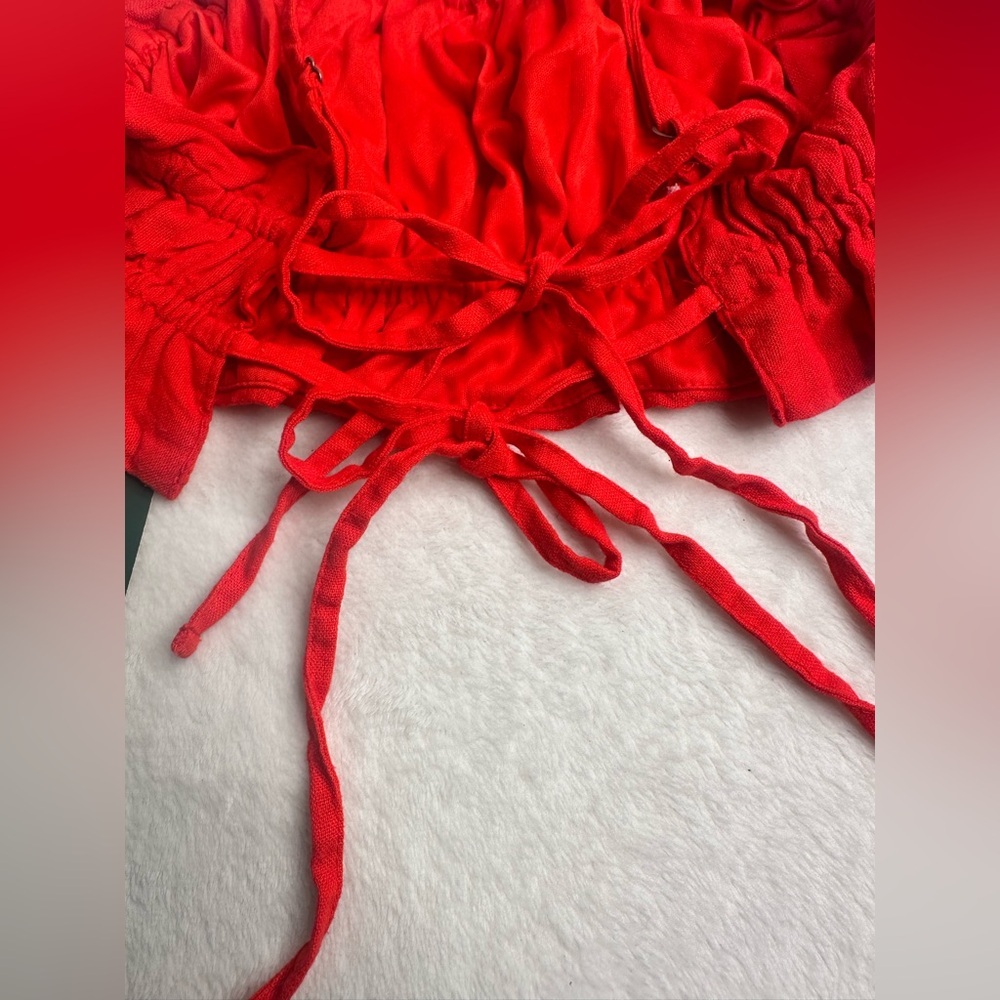 Wild Fable Red Crop Tube Top  Strap Women’s  choose size 👇 - Picture 5 of 10